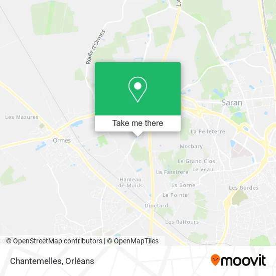 Chantemelles map