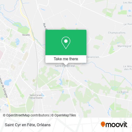 Saint Cyr en Fête map