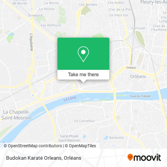 Budokan Karaté Orleans map