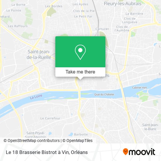 Le 18 Brasserie Bistrot à Vin map