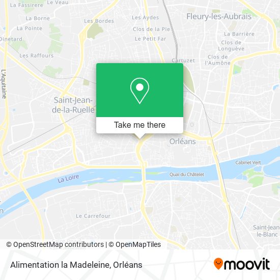 Alimentation la Madeleine map