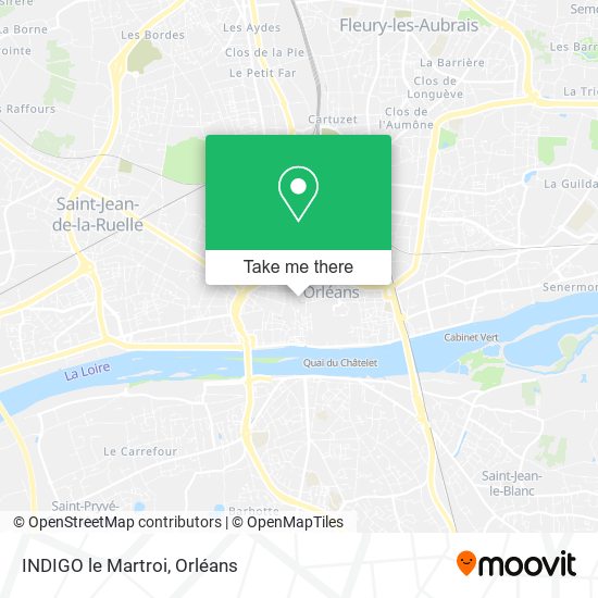 INDIGO le Martroi map