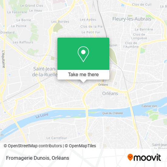 Fromagerie Dunois map