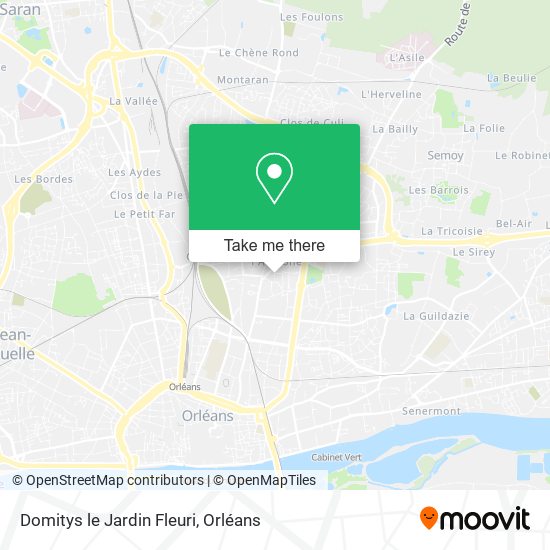 Domitys le Jardin Fleuri map