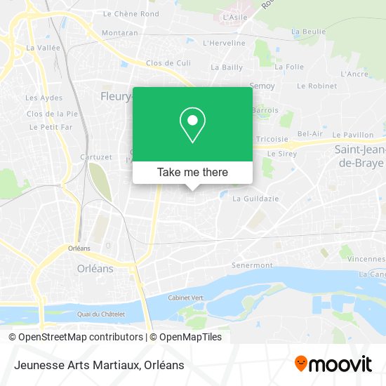 Jeunesse Arts Martiaux map
