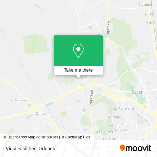 Vinci Facilities map