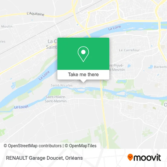RENAULT Garage Doucet map