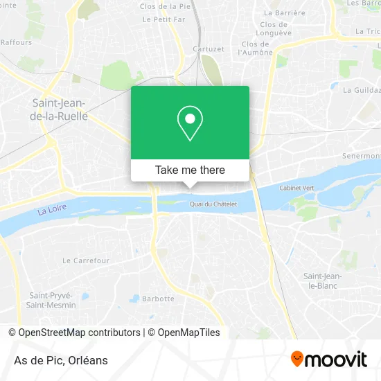 As de Pic map