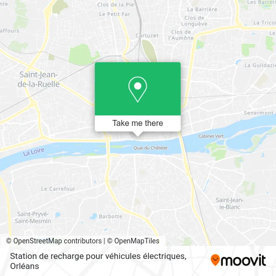 Station de recharge pour véhicules électriques map