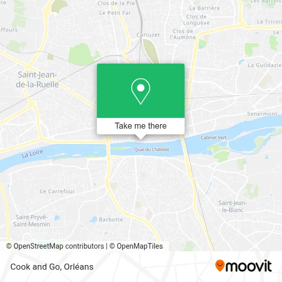 Cook and Go map