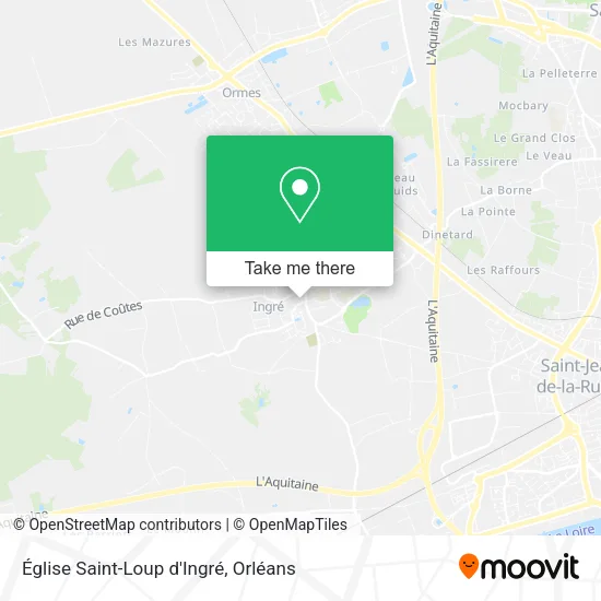 Église Saint-Loup d'Ingré map