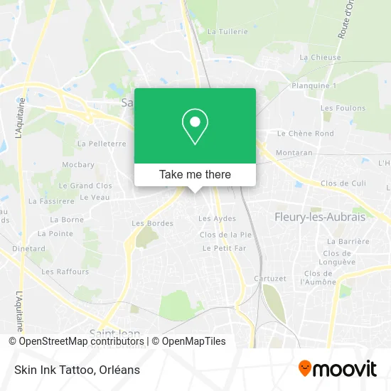 Skin Ink Tattoo map
