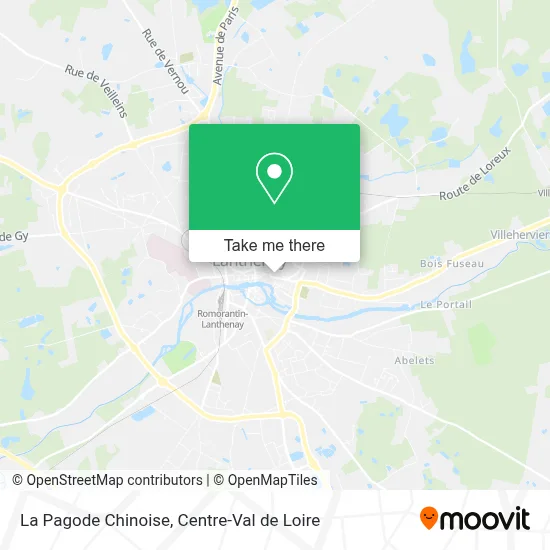 La Pagode Chinoise map