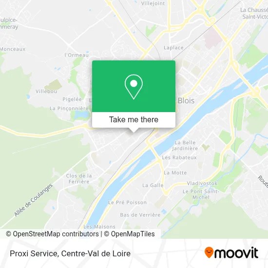 Proxi Service map
