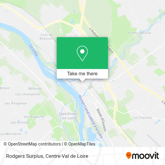 Rodgers Surplus map
