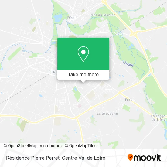 Résidence Pierre Perret map