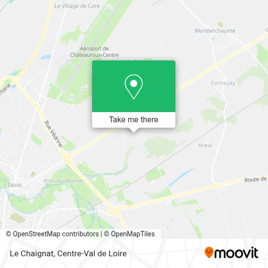 Le Chaignat map