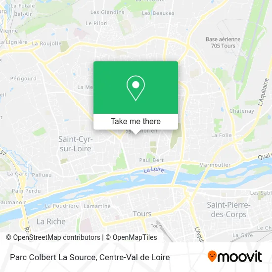 Parc Colbert La Source map