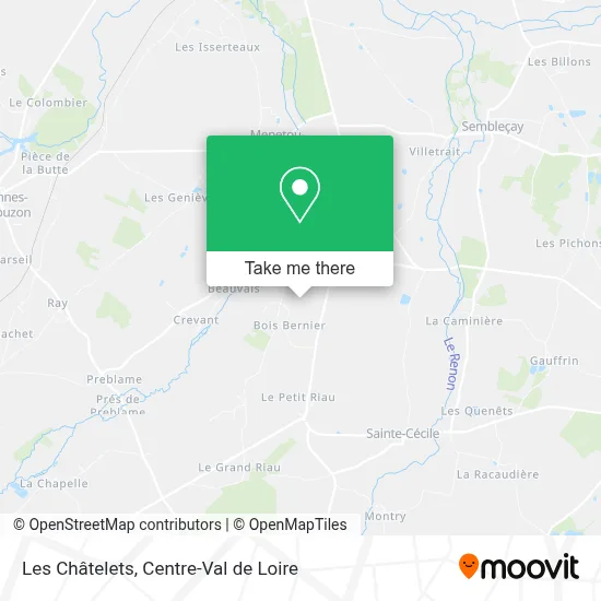 Les Châtelets map