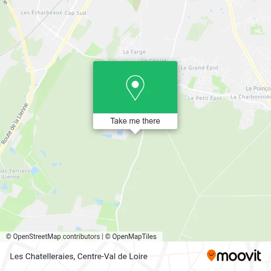 Les Chatelleraies map