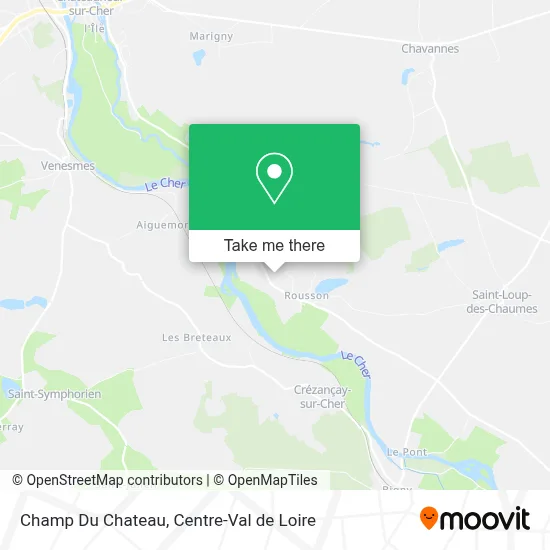 Champ Du Chateau map