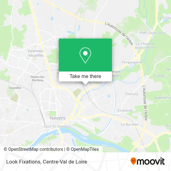 Look Fixations map