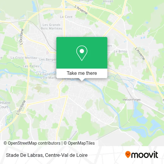 Stade De Labras map