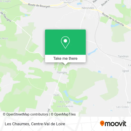 Les Chaumes map