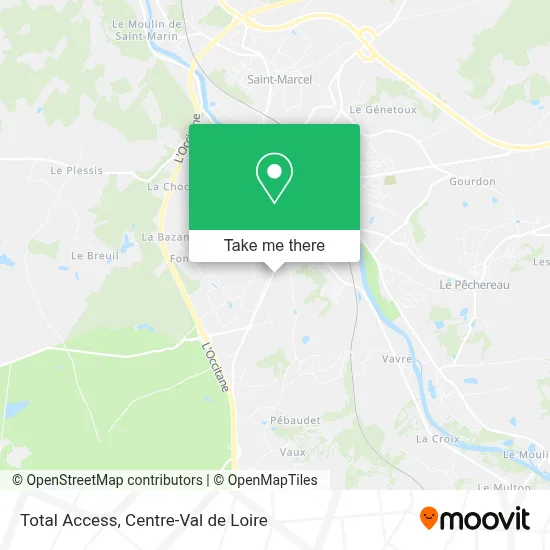 Total Access map