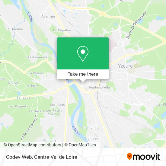 Codev-Web map