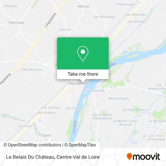 Le Relais Du Château map