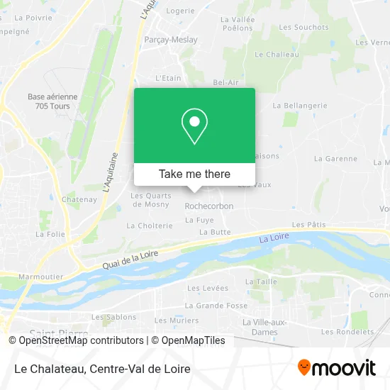 Le Chalateau map