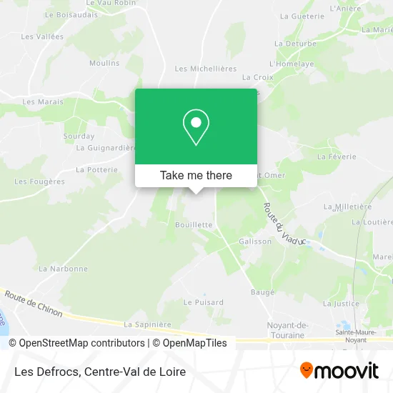 Les Defrocs map