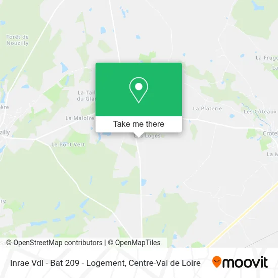 Inrae Vdl - Bat 209 - Logement map