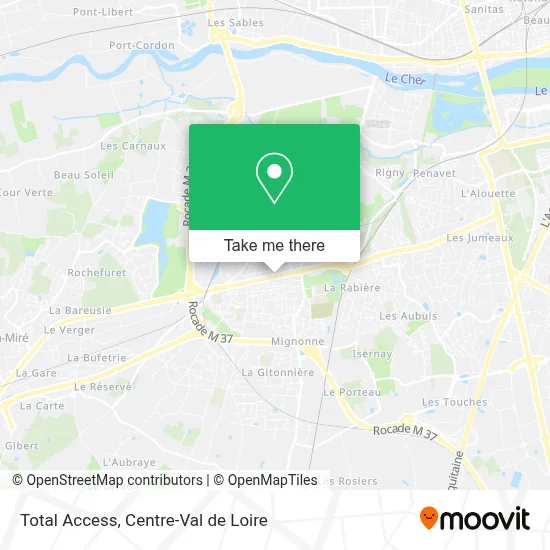 Total Access map