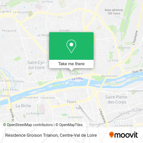 Résidence Groison Trianon map