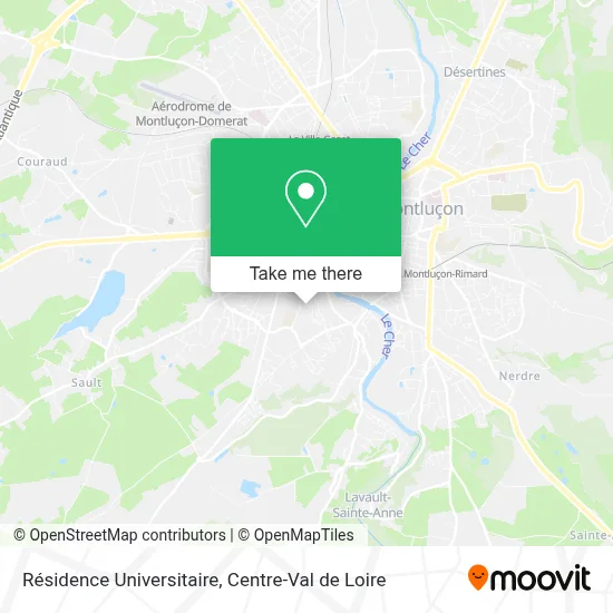 Résidence Universitaire map