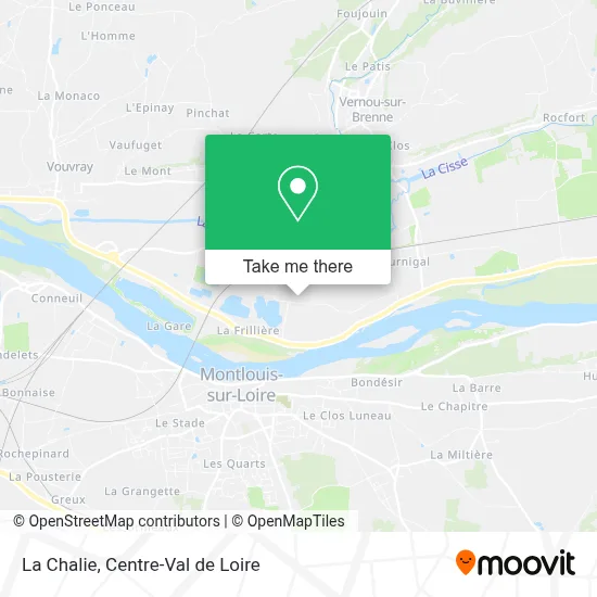 La Chalie map