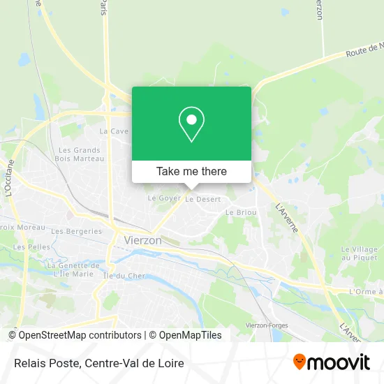 Relais Poste map