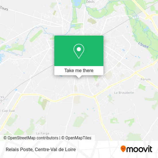 Relais Poste map