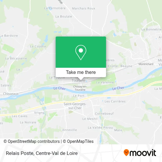 Relais Poste map