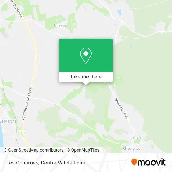 Les Chaumes map