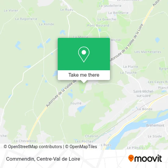 Commendin map