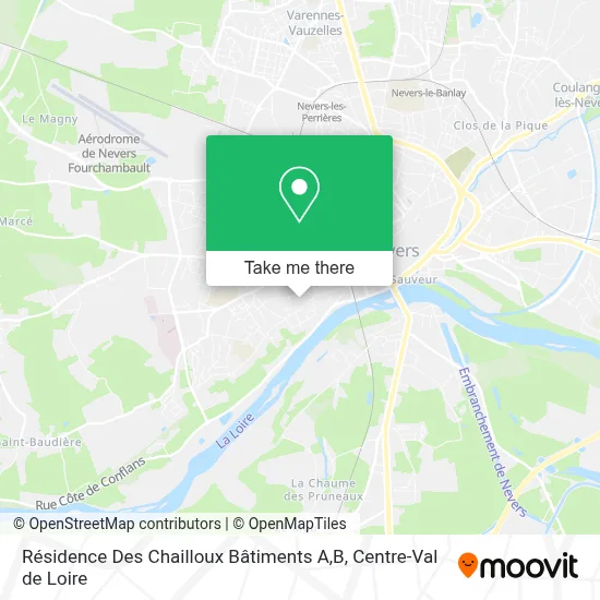 Résidence Des Chailloux Bâtiments A,B map