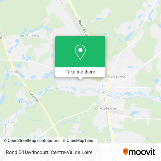 Rond D'Havrincourt map