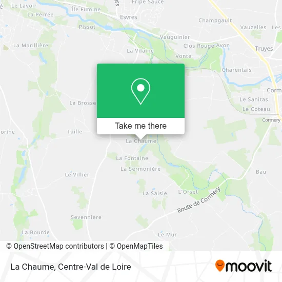 La Chaume map