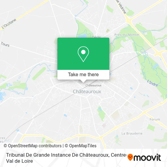 Tribunal De Grande Instance De Châteauroux map