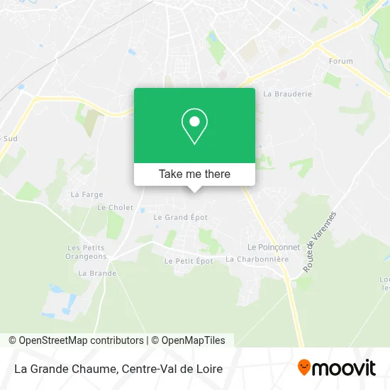 La Grande Chaume map