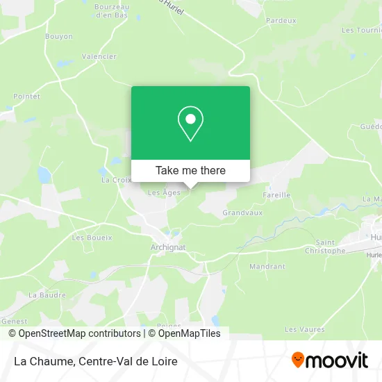 La Chaume map