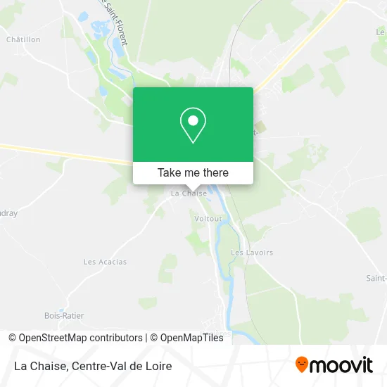 La Chaise map
